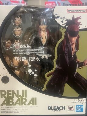 Bandai Namco Renji Abarai Action Figure - Black & Red